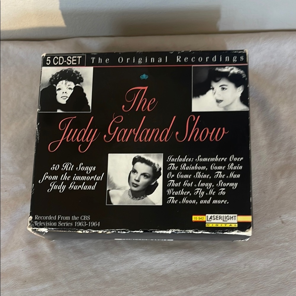 ⭐️ The Judy Garland Show 5 CD Set 50 Hit Songs Laserlight Digital 1995 Rare
